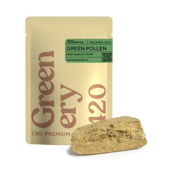 CBD green pollen hash - buy at Greenery at the best price